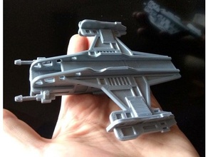 maquinilla afeitar cresta mandaloriano equipo tarjeta fácil impresión apoya guerra Galaxias estrella guerras 3d print model - Mito3D