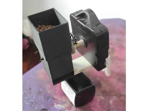 comedero autom tico paraca peces automático pez alimentador automatización pecera 3d print model - Mito3D