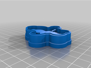 alz vykrajov tko cookie cutter 3d print model - Mito3D