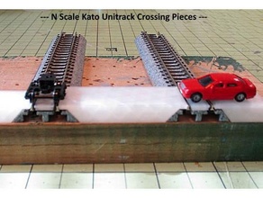 escala moderno concreto cruzando untrack 3d print model - Mito3D