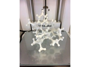 oxyallyl radicale catione chimica molecola organico 3d print model - Mito3D
