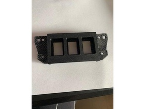 3rd gen tacoma cubículo triplo interruptor painel pequeno comuta 3d print model - Mito3D