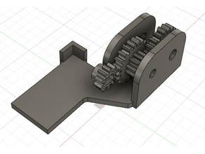 motor gear shift ratio 1 3 3d print model - Mito3D