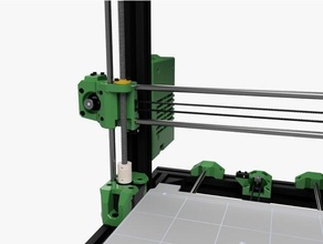 Zaribo mk2s mk3s terminus couplage mks gen conception prusa mk2 améliorer mod mk3 3d print model - Mito3D