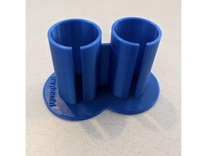 dual conical centrifuge tube holders 15 & 50 laboratory 3d print model - Mito3D