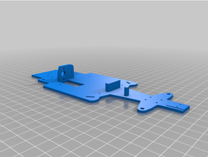 open rc f1 - modified chassis wing fastening 3d print model - Mito3D