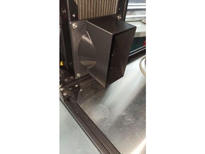 adaptador ventilador 120mm 110x55 escape duto exaustão ar laser 3d print model - Mito3D