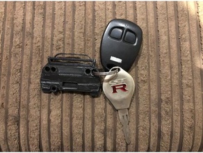 Nissan ufuk çizgisi r33 gtr anahtarlık arka 3d print model - Mito3D