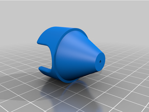 blue gray chinese laser nozzle 3d print model - Mito3D
