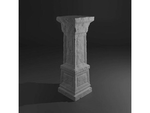 28mm donjon pilier dd sombre arts dnd terrain donjons dragons table jeu 3d print model - Mito3D