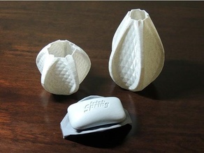 poli sapone piatto vasi vaso 3d print model - Mito3D