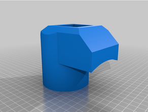 rigid shopvac leg mount dust collector thien baffle 3d print model - Mito3D