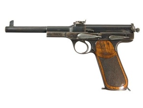 schwarzlose model 1898 gun pistol prop 3d print model - Mito3D