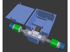 water valve digital timer box 3d print model - Mito3D