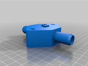yak Boşta hava kontrol kapak uzak binmek adapter block tabak 3d print model - Mito3D