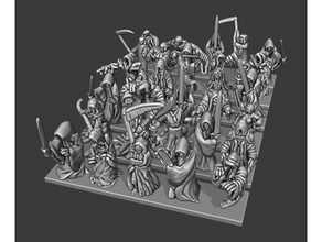 warmaster undead ethereal host 10mm dead evil fantasy games ghosts miniatures reapers shades spectres vampire counts vampires wargames wraiths 3d print model - Mito3D