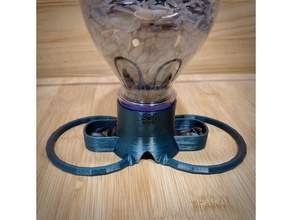 bird feeder pet bottle 3d print model - Mito3D
