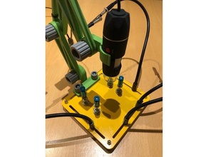 USB microscopio mano connettore 3d print model - Mito3D