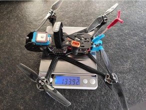 airbladeuav trasformatore mini GPS montare bn 180 3d print model - Mito3D