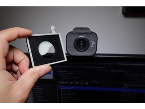 logitech StreamCam Startseite Mantel cameracover Deckel Webcam 3d print model - Mito3D