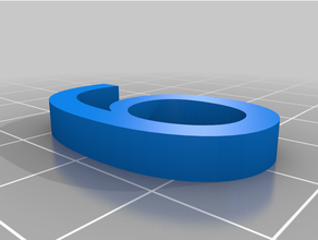 decimal numbers digits - set separate math text typography 3d print model - Mito3D