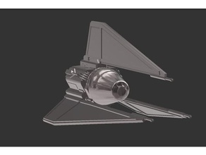 tie phantom x-wing tmg miniature game starwars star wars x-wingtmg xwing 3d print model - Mito3D