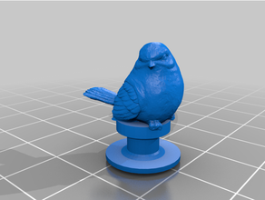 oiseau croco charme crocs jibbitz 3d print model - Mito3D