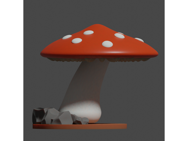 giant mushrooms scaled 28mm tabletop modular terrain easy print 28mmscale arms elder scrolls ghost archipelago mordheim morrowind mushroom scatter model wargame wargaming zonaalfa zona alfa 3D print model - Mito3D