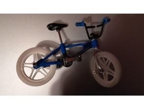 roda guidão firmeza miniatura bmx roue pungência derramar 3d print model - Mito3D