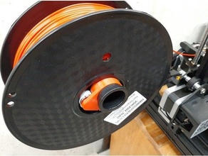 filament spool roller ender bearings creality 3 holder 3d print model - Mito3D