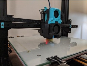 voron afterburner mod cr-10 single mgn12 bltouch creality extruder hotend linear rail 3d print model - Mito3D