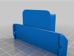 piastrella clip edc modulare portafoglio 3d print model - Mito3D