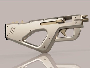 auto caoutchouc bande smg bêta version v41 élastique pistolet nerf 3d print model - Mito3D
