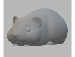 guinea pig animal figure guineapig hamster 3d print model - Mito3D