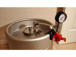 kegland barril unitanque soplo Corbata montar cerveza mamada fermentador 3d print model - Mito3D