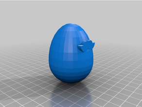 dumb egg mustache 3d print model - Mito3D