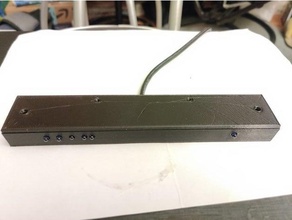aimtrak sensor bar enclosure light gun retro arcade 3d print model - Mito3D