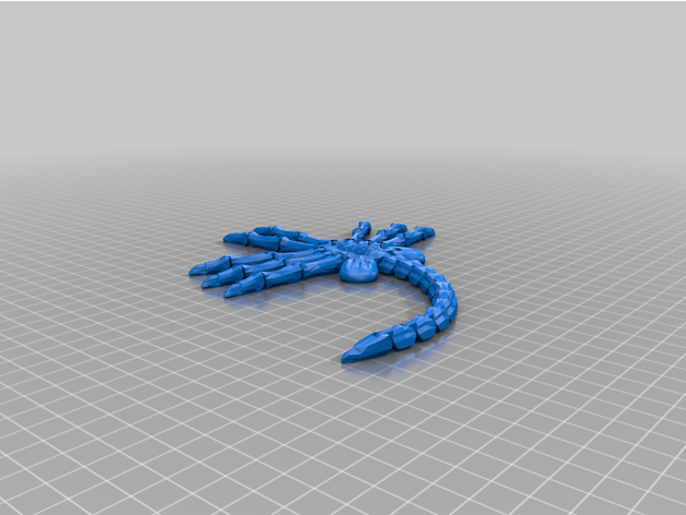flexi-facehugger-curl 3D print model - Mito3D