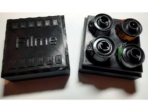 35 mm Film Lager Transport Box analog Fotografie 35mm Fall Mantel Kanister 3d print model - Mito3D