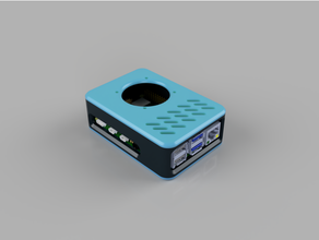 toolless rpi 4 case fan pi raspberry rpi4 3d print model - Mito3D