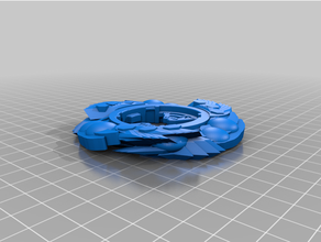 vahşi lycaon kıvılcım Beyblade patlamak 3d print model - Mito3D