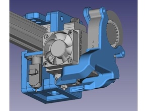 hemera bl toque ventilador montar folger tecnología ft 5 bltouch arrasamiento e3dhemera e3d folgertech ft5 3d print model - Mito3D