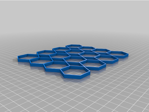 maleficio patrón hexagonal 3d print model - Mito3D