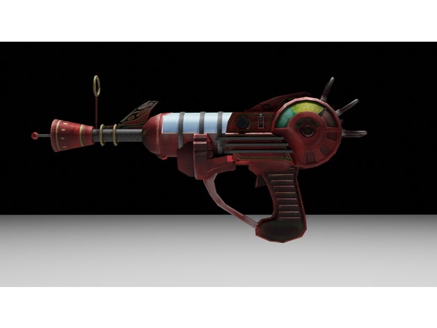 rayon pistolet devoir noir opérations 2 zombi secrètes blackops2 bo2 morue armes feu raygun arme morts vivants 3D print model - Mito3D