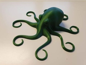 octopus hi-polygon octopi 3d print model - Mito3D