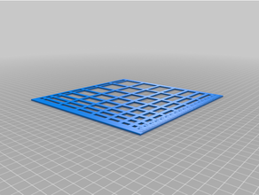Schablone Universal einstellen Airbrush Geometrie mathematisch 3d print model - Mito3D