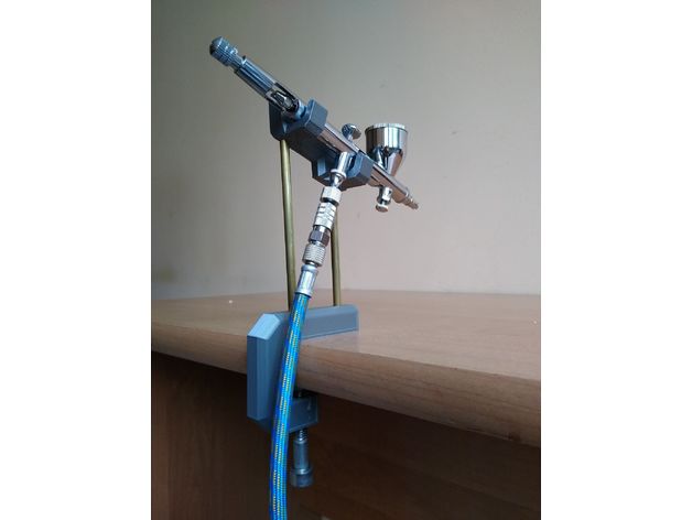 airbrush stand 3D print model - Mito3D
