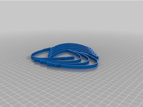 spacer clip mask 21 5 cm covid-19 3d print model - Mito3D