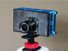 pi haute qualité caméra Cas gaine numérique 4 framboise 3d print model - Mito3D