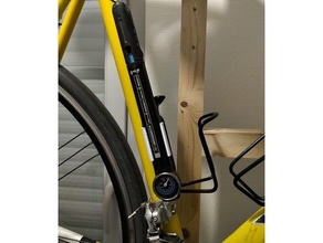 bicyclette pompe soutien 920 twin btwin double agrafe décathlon titulaire monter Puce 3d print model - Mito3D